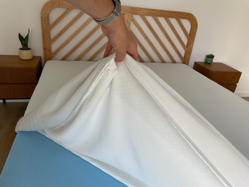 hypnia supreme memory mattress cover zip